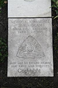 Boulogne Eastern Cemetery - Organ, Harold Vivian