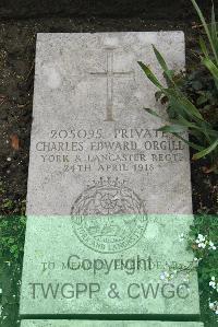 Boulogne Eastern Cemetery - Orgill, Charles Edward