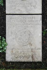 Boulogne Eastern Cemetery - Orkney, Alexander