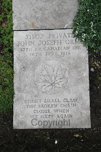 Boulogne Eastern Cemetery - Orme, John Joseph