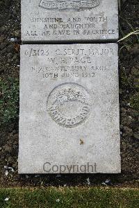 Boulogne Eastern Cemetery - Page, William Ernest