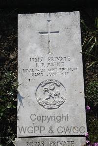 Boulogne Eastern Cemetery - Paine, Frank Percy