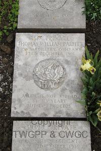 Boulogne Eastern Cemetery - Parfitt, Thomas William
