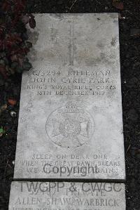Boulogne Eastern Cemetery - Park, John Cyril