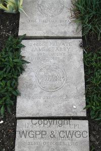 Boulogne Eastern Cemetery - Parry, James