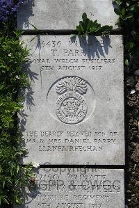 Boulogne Eastern Cemetery - Parry, Thomas