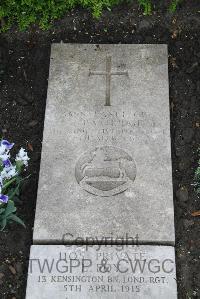 Boulogne Eastern Cemetery - Partridge, J