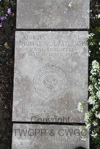 Boulogne Eastern Cemetery - Paterson, Thomas McIlvean