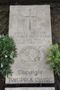 Boulogne Eastern Cemetery - Paton, Alexander Smith