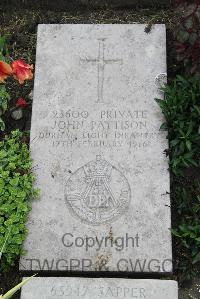 Boulogne Eastern Cemetery - Pattison, John