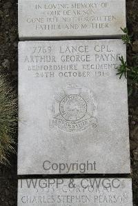 Boulogne Eastern Cemetery - Payne, Arthur George