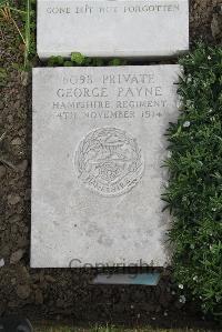 Boulogne Eastern Cemetery - Payne, George