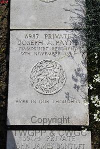 Boulogne Eastern Cemetery - Payne, Joseph Alexandria