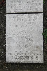 Boulogne Eastern Cemetery - Peacock, John Isaac