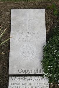 Boulogne Eastern Cemetery - Penny, J