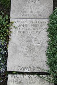 Boulogne Eastern Cemetery - Perrin, John