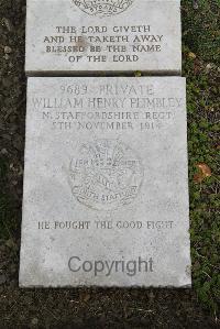 Boulogne Eastern Cemetery - Plimbley, William Henry
