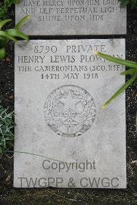 Boulogne Eastern Cemetery - Plowman, Henry Lewis