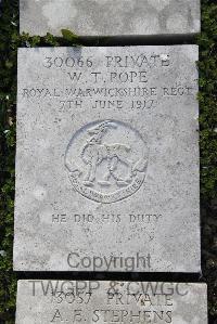 Boulogne Eastern Cemetery - Pope, William Tom
