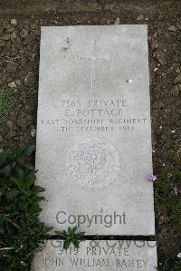 Boulogne Eastern Cemetery - Pottage, E