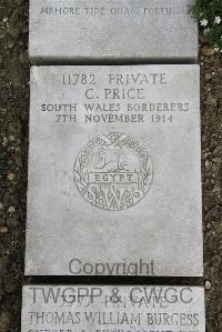 Boulogne Eastern Cemetery - Price, C