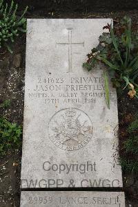 Boulogne Eastern Cemetery - Priestley, Jason