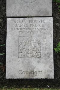 Boulogne Eastern Cemetery - Prince, James