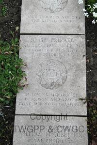 Boulogne Eastern Cemetery - Pring, Alfred Thomas