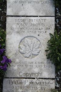 Boulogne Eastern Cemetery - Proven, James Spalding