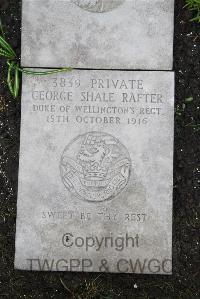 Boulogne Eastern Cemetery - Rafter, George Shale