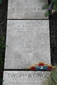 Boulogne Eastern Cemetery - Ramage, Andrew