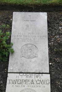 Boulogne Eastern Cemetery - Ransome, George Thomas