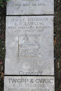 Boulogne Eastern Cemetery - Rawling, Edward Norris