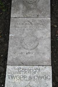 Boulogne Eastern Cemetery - Rawlings, Harry Burnadine