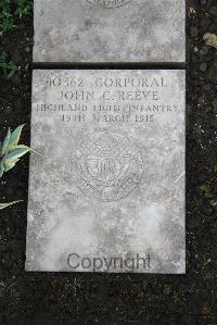 Boulogne Eastern Cemetery - Reeve, John Charles