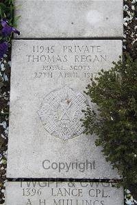 Boulogne Eastern Cemetery - Regan, Thomas