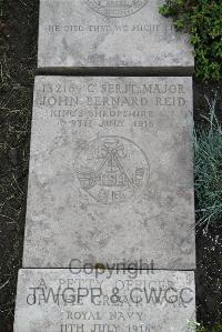 Boulogne Eastern Cemetery - Reid, John Bernard