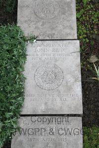 Boulogne Eastern Cemetery - Reid, John