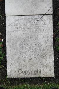 Boulogne Eastern Cemetery - Reid, John William