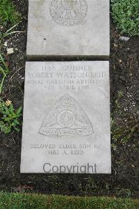 Boulogne Eastern Cemetery - Reid, Robert Watson