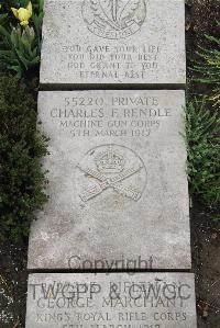 Boulogne Eastern Cemetery - Rendle, Charles Frederick