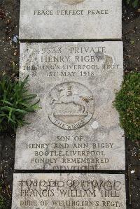 Boulogne Eastern Cemetery - Rigby, Henry