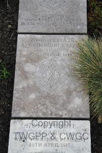 Boulogne Eastern Cemetery - Robinson, Reginald John