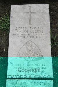 Boulogne Eastern Cemetery - Rogers, Ralph