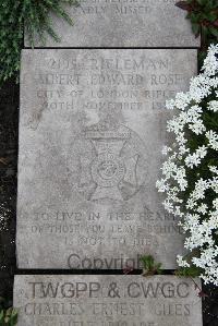 Boulogne Eastern Cemetery - Rose, Albert Edward