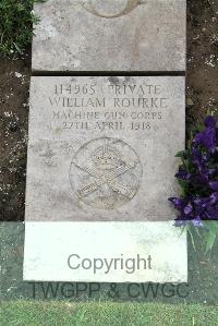 Boulogne Eastern Cemetery - Rourke, William