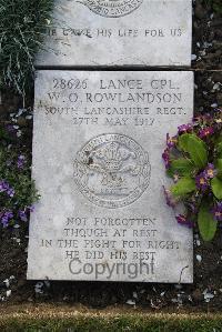 Boulogne Eastern Cemetery - Rowlandson, William Oliver