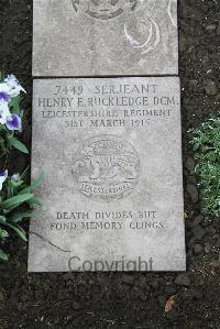 Boulogne Eastern Cemetery - Ruckledge, Henry Elliott
