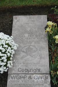 Boulogne Eastern Cemetery - Rudd, John Allen