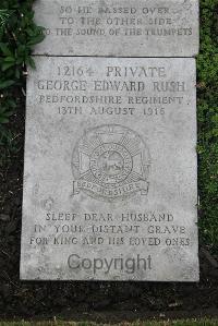 Boulogne Eastern Cemetery - Rush, George Edward